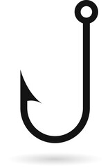 Hook vector line icon
