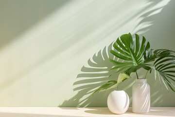 Studio Still Life Set Up with Light Colors AI Generated