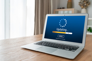 Software update on computer for modish version of device software upgrade