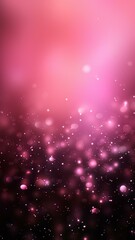 Fototapeta na wymiar Pink Glow Particle Abstract Bokeh Background Generative AI