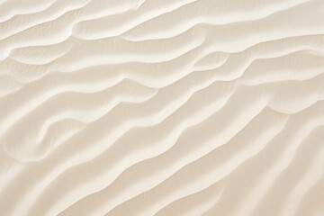 Zen Pattern in White Sand: Beach Sand Texture in Summer Sun AI Generated
