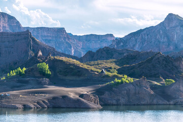 Valle Grande Reservoir, Atuel River, near the city of San Rafael, Mendoza Province, Cuyo Region, Argentina