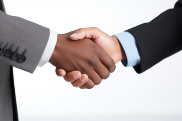 Scientific Graph of Business Handshake AI Generated