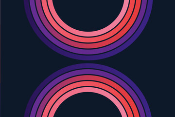  Abstract 1970's background design in simple retro style with stripes. Vector illustration. retro vintage 70s style stripes background poster lines. shapes vector design graphic 1970s retro background