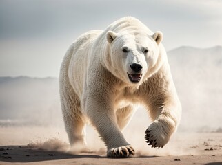 Polar Bear in Studio Light