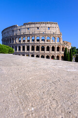 Rome Colosseum in the summertime