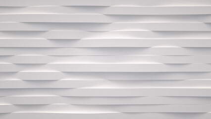 Stripes on the surface. Bright, milky wave abstract background.