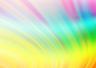 Light Multicolor, Rainbow vector blurred bright pattern. Colorful illustration in abstract style with gradient. The best blurred design for your business.