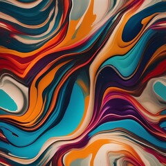 Obraz premium Abstract art with dynamic brushstrokes and splatters in bold colors Expressive and artistic background for contemporary or creative designs1