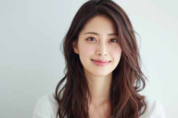 Fototapeta premium Beautiful Smiling Young Asian Woman portrait