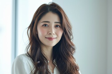 Beautiful Smiling Young Asian Woman portrait