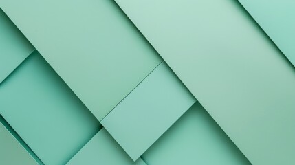 Fototapeta na wymiar Corporate background in soft teal and mint green tones, incorporating a repeating rectangular pattern for a touch of simplicity and modernity 