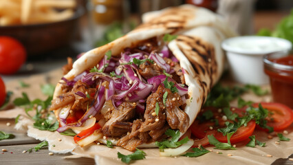 A Delectable Doner Kebab from Turkey