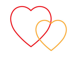 Heart Valentines Day Background Illustration
