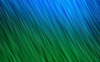 Dark Blue, Green vector backdrop with bent lines. Blurred geometric sample with gradient bubbles.  A completely new template for your business design.