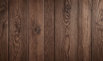 Fototapeta premium Natural brown wooden background, Wood texture surface with old natural pattern 