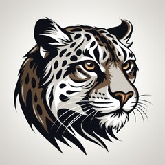 Attractive Cheetah Logo Design AI Generated