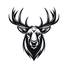 Attractive Moose Logo Design AI Generated