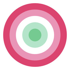 Abrosexual Pride Flag in shape. LGBTQ flag in shape