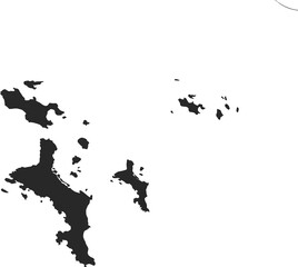 country map seychelles - obrazy, fototapety, plakaty