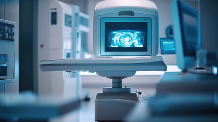 Naklejka premium A modern X-ray machine in a hospital