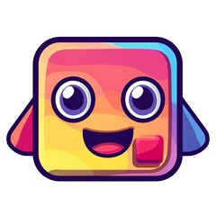 Colorful Icon for Calling Kids