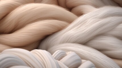 Minimalistic Wool Cloth AI Generated