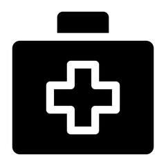 Medical Kit Icon Vector - Sign or Symbol