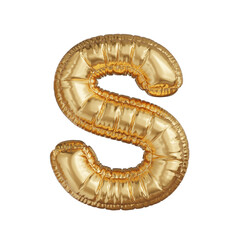 3D Balloon Inflated letter S