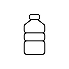 Bottle outline icons, minimalist vector illustration ,simple transparent graphic element .Isolated on white background