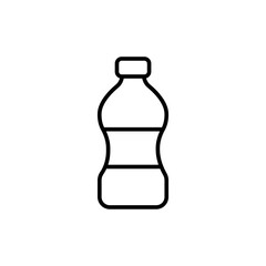 Bottle outline icons, minimalist vector illustration ,simple transparent graphic element .Isolated on white background