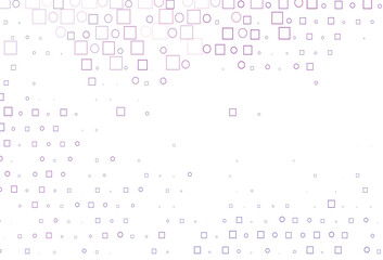 Light Purple vector texture with disks, rectangles.