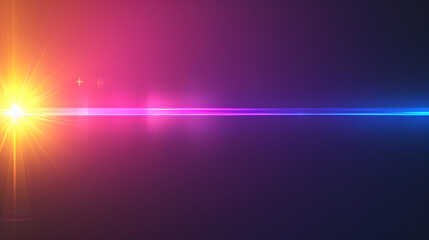 Fototapeta premium Colorful light, banner, power point presentation, space for text, wallpaper and background.