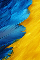 An abstract background of the ukrainian flag of yellow and blue.