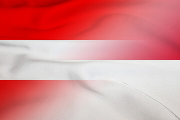 Austria and Monaco national flag international relations MCO AUT