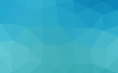 Light BLUE vector polygon abstract background. A vague abstract illustration with gradient. Textured pattern for background.