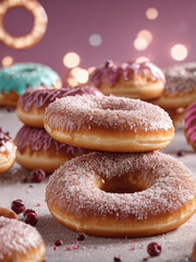 donut with sprinkles