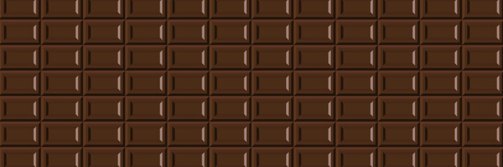 板チョコのバナー背景素材　2