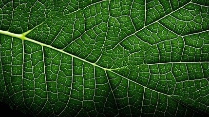 Trendy green leaf texture, abstract macro apricot leaves creative background on white.