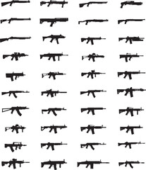 Firearms silhouettes