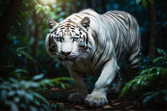 Tigre branco, felino