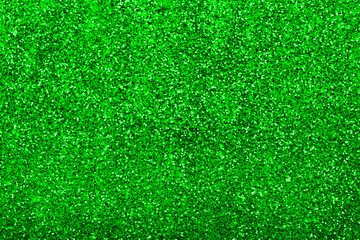 Fototapeta premium St. Patrick day. Green glitter as background