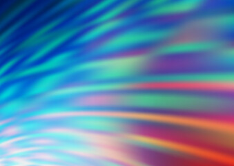 Light Blue, Red vector bokeh template. Colorful abstract illustration with gradient. The template can be used for your brand book.