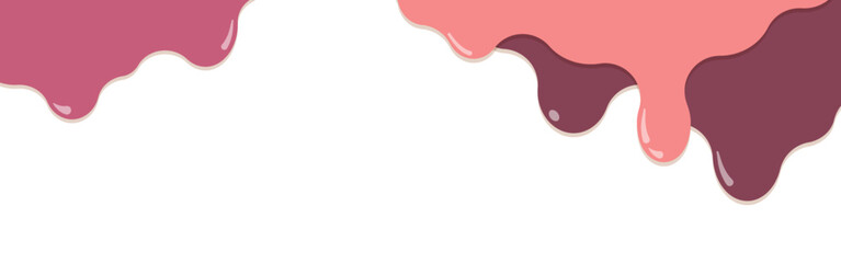 フレーム素材_垂れたチョコレート