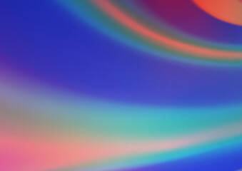 Light Blue, Red vector abstract blurred template. Creative illustration in halftone style with gradient. The template can be used for your brand book.