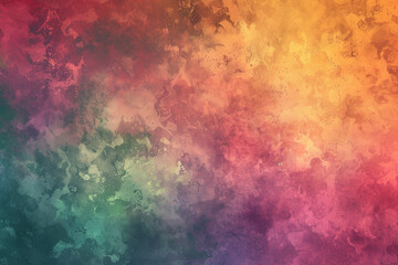 Fototapeta premium A colorful abstract background with a blend of red, orange, green, and purple hues.
