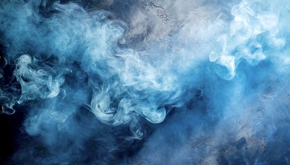 Obraz na płótnie Canvas blue smoke texture image, 16:9 widescreen wallpaper / backdrop / background, graphic resources 