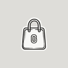 Bag Logo Design Eps Format Very Cool	
