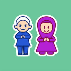 Cute Couple Muslim