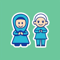 Cute Couple Muslim